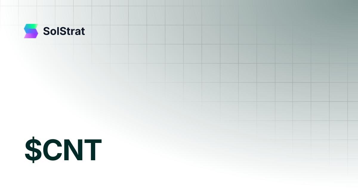 $CNT | SolStrat